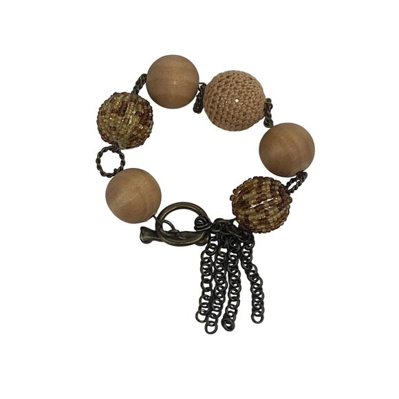 New Mia Collection Costume Jewelry Ball Bracelet - Picture 3 of 6